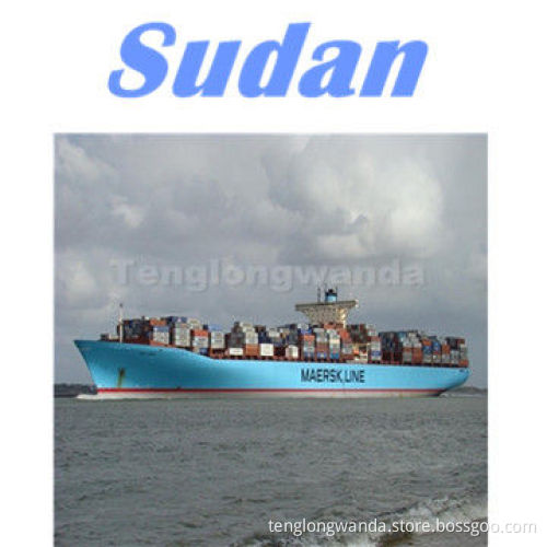 Sea Shipping Cargo to Port Sudan from Hong Kong, Xiamen